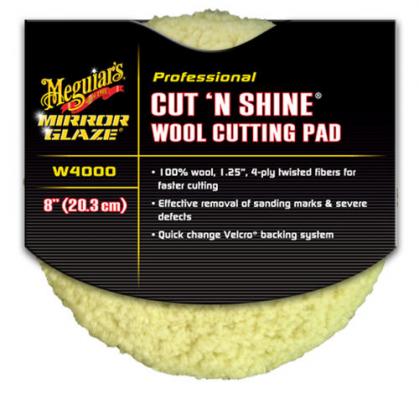 Meguiars Cut N Shine Wool Pad 200mm