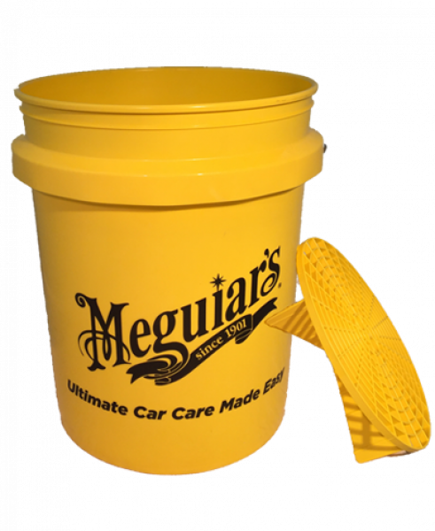 Meguiars Wascheimer gelb mit Grit Guard® Einsatz
